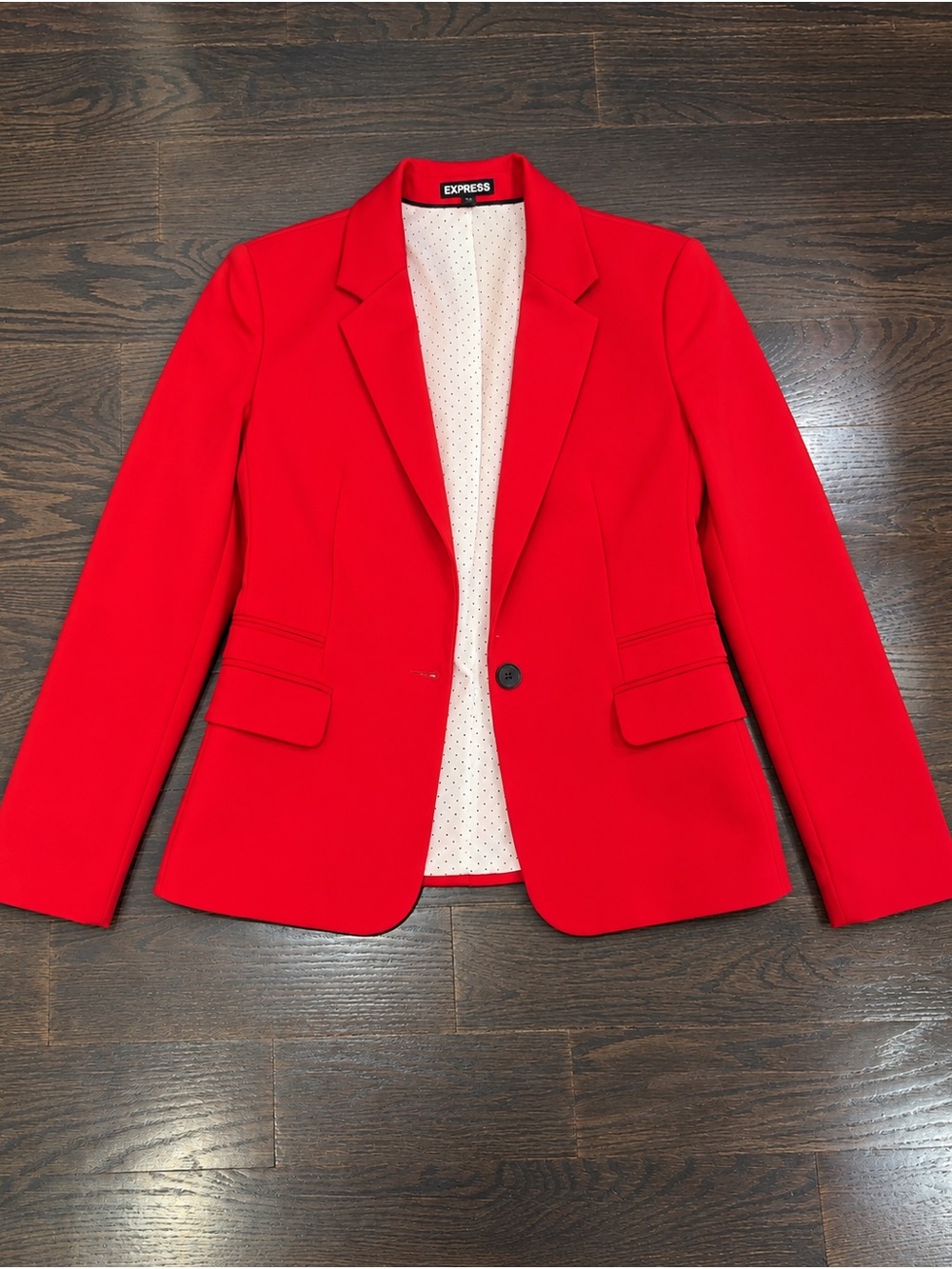 Express Red Tailored Blazer